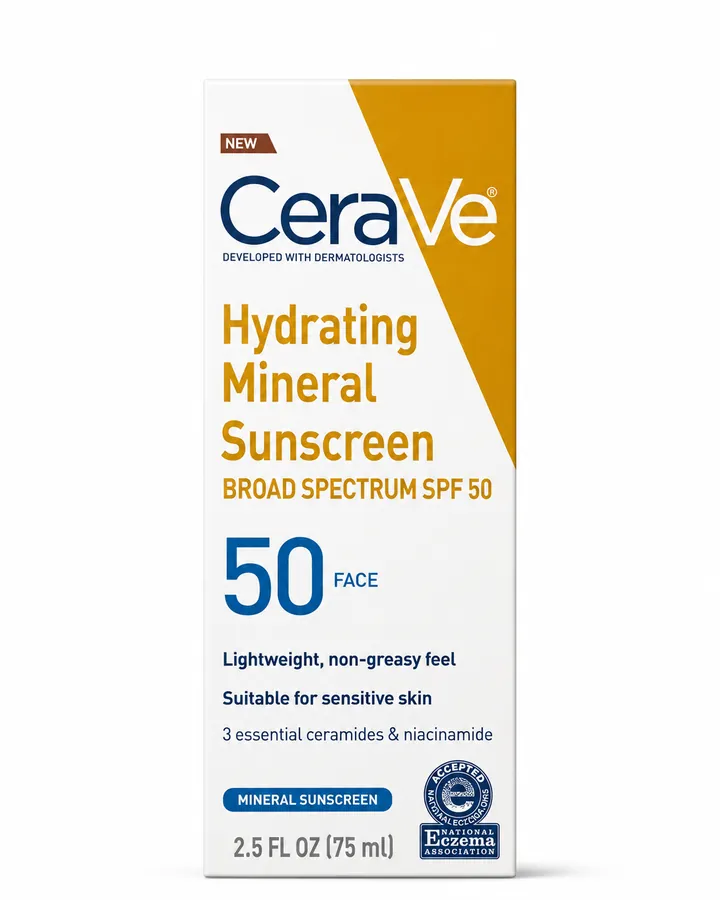 Hydrating Mineral Sunscreen SPF50 Face